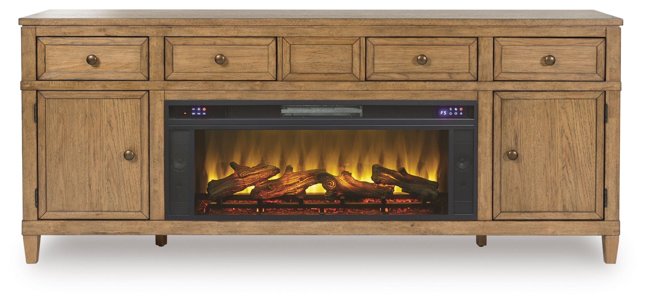Sharlance - 81 TV Stand With Electric Fireplace