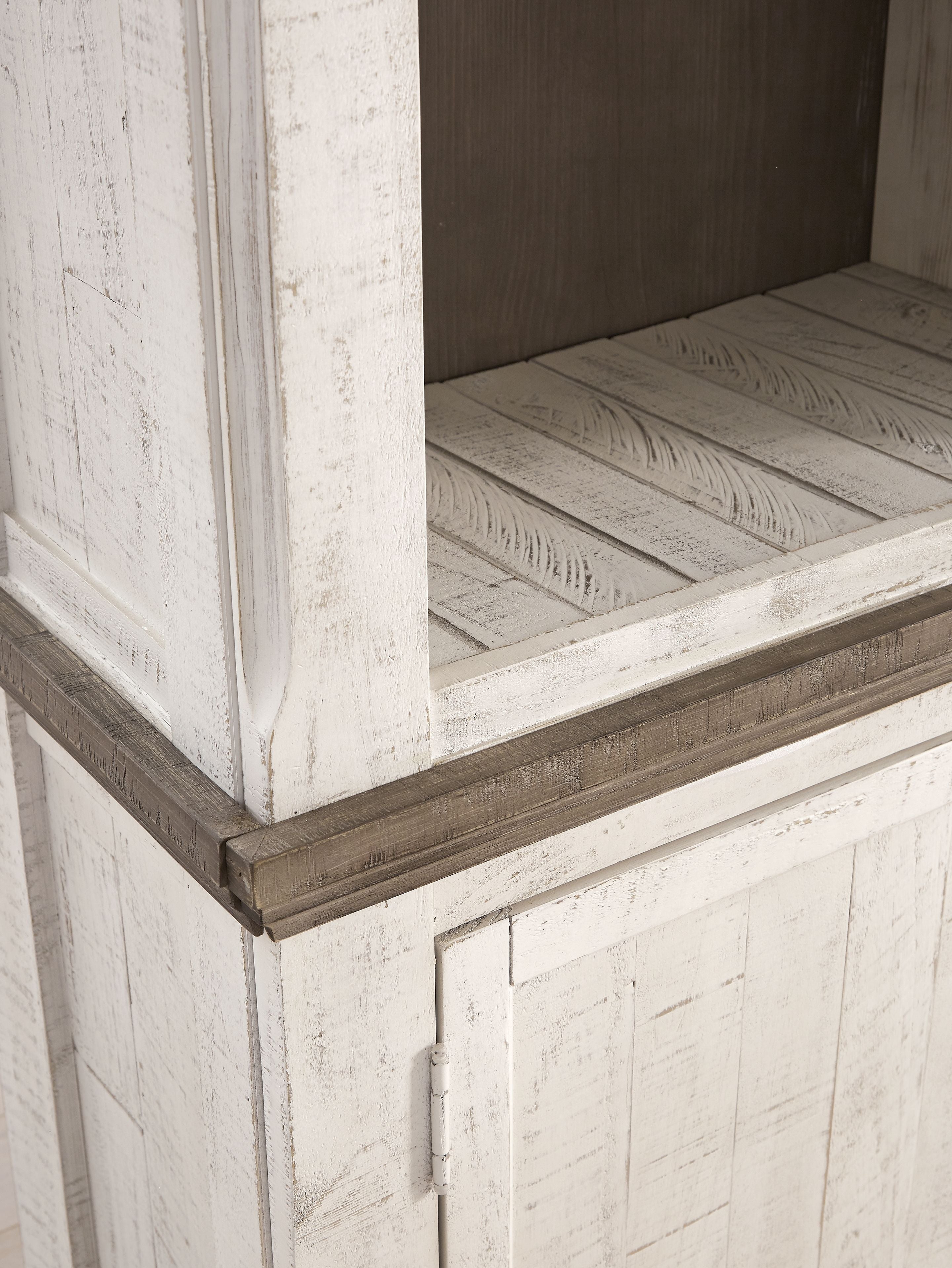 Havalance - Brown / Beige - 4 Pc. - Entertainment Center - 67 TV Stand