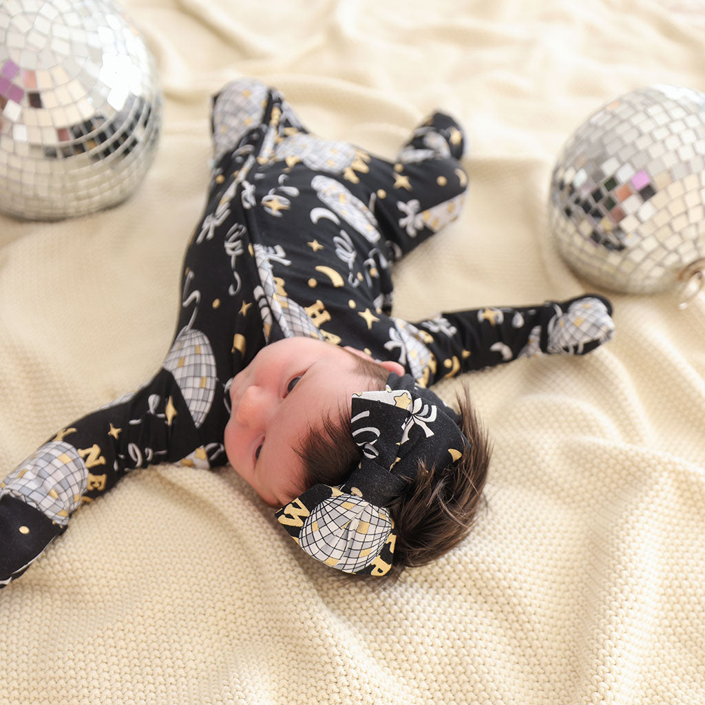 Midnight Bash Luxe Bow Headwrap