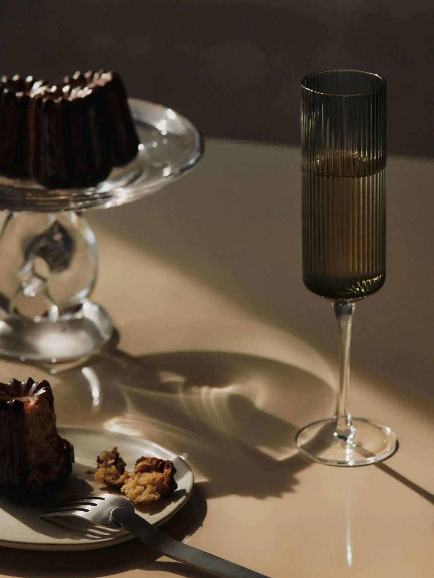 Ripple Champagne Flutes (Set of 2)