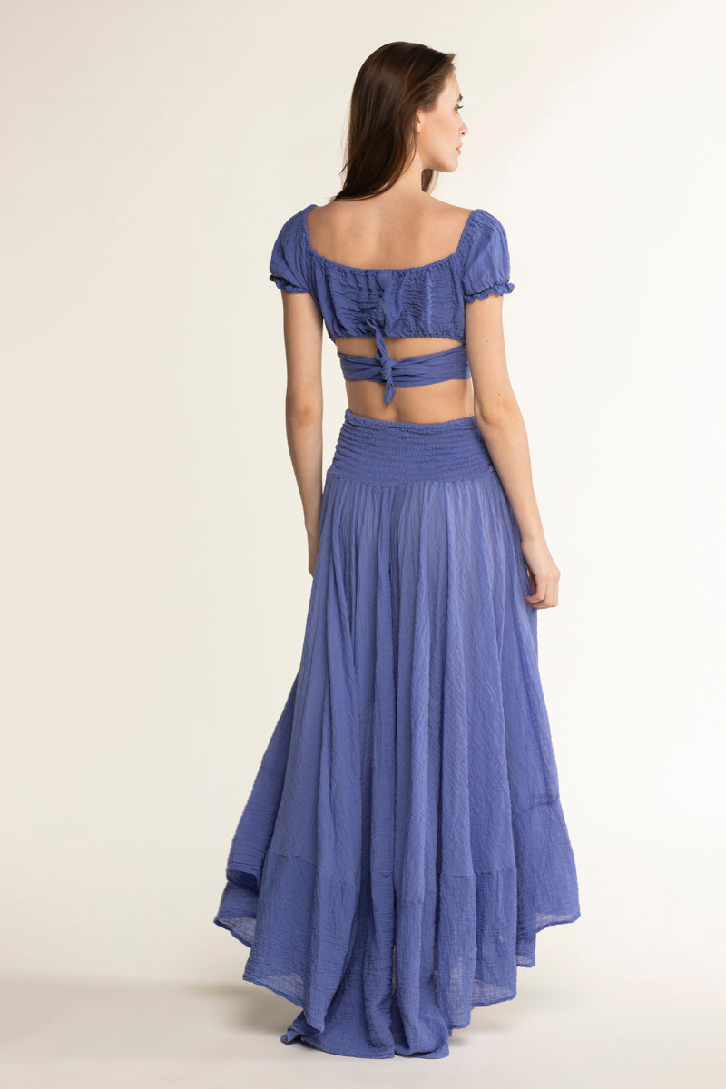 Zelda Cotton Skirt Persian