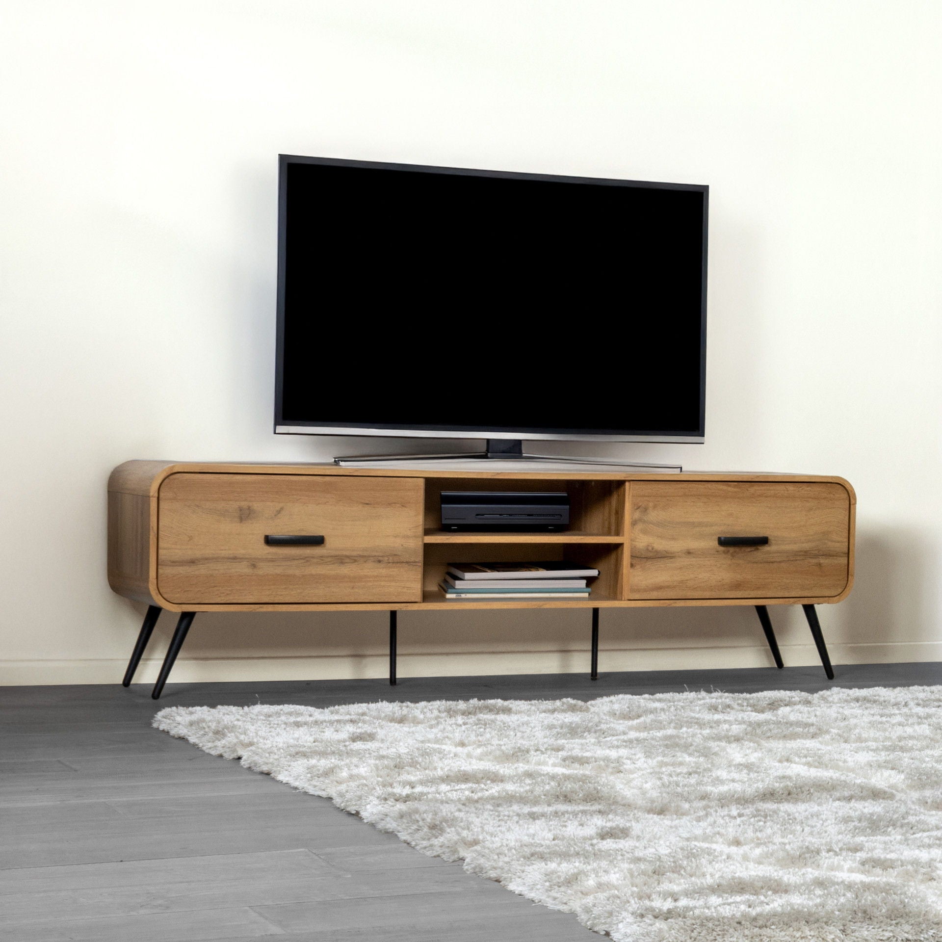 Rowan - 71 Low Profile TV Console - Natural