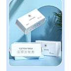 Disposable Cotton Face Towel for Sensitive Skin – 100% Pure Cotton, Wet and Dry Use, 50pcs or 100pcs