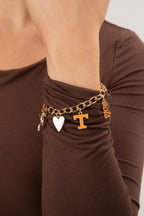 Orange Tenneseee Charm Bracelet